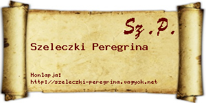 Szeleczki Peregrina névjegykártya
